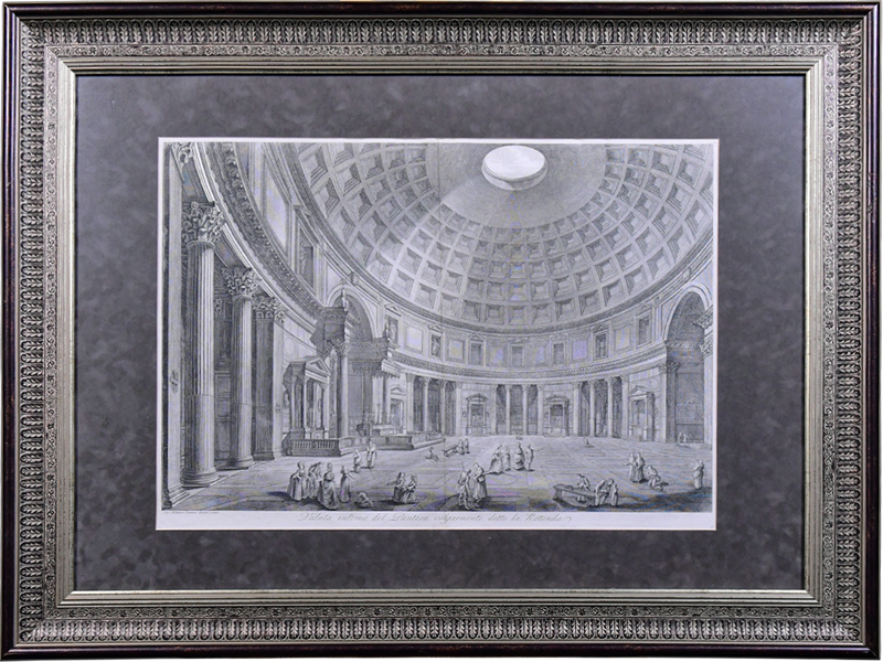 Джованни Баттиста Пиранези (1720–1778). Внутренний вид Пантеона, известного как Ротонда, вторая половина XVIII в.