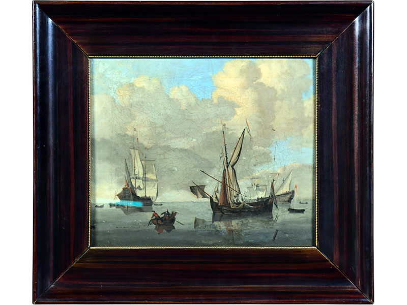 Виллем ван де Велде Младший (1633–1707). Морские перевозки в штиль