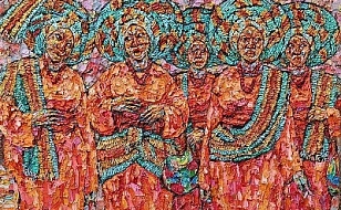 Персональная выставка всемирно известного нигерийского художника Бена Ибебе «АФРОФУТУРИЗМ» в музее МФЮА